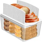 Upgrade Bread Slicer for Homemade Bread with Bread Box, Bread Slicing Guide A...