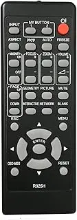 R025H Universal Remote Control Compatible for Hitachi CP-EX252N CP-EW302N CP-EX3051WN CP-WU5500 CP-WX5505 LP-AW4001 MP-JW3501 LCD Projector Remote Control
