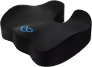 Thick Seat Memory Foam Cushion for Pressure Tailbone Back Pain Relief Office Car