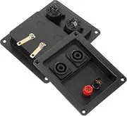 HOMSFOU Realistic Speaker Terminal Quick Setup DIY Speaker Connectors Box Terminal Cup for Events