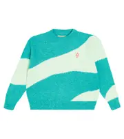 [The Animals Observatory] The Animals Observatory Bull colorblocked knit sweater Y 10 multicoloured