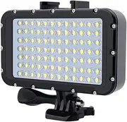 CHICAMPERA 50M Rechargeable Dimmable Underwater Camera Light LED Diving Video Light Lumen for SLR Cameras for Underwater Photography