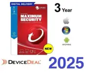 Trend Micro Maximum Security 2025 - 3 Years 1 Device for PC, Mac, Android or iOS