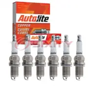 6 pc Autolite Copper Core Spark Plugs for 2005-2012 Jeep Liberty 3.7L V6 op (for: Jeep)
