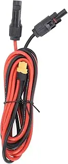 Solar Connector to XT60 Cable (12AWG 6.6ft), Solar Connector to XT60 Adapter Cable for Panel Generator Portable Power Station Controller, Portable Power Station Solar Generator
