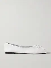 [KHAITE] KHAITE - Charlotte Leather Ballet Flats - White - IT39 IT 39 White