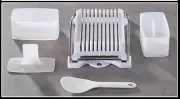 2PCS Spam Musubi Press Mold Kit, Spam Musubi Mold with Meat Spam Slicer, Paddle
