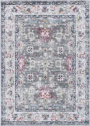 Opaline Monaco Grey & Multi Transitional Rug