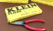 NEW NOS!! Vintage KLEIN Electrician PLIERS D317-5P LONG NOSE INSULATION SKINNER