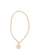 Pre-loved Chanel Gold Plated Necklace 1984 Round Cc Pendant