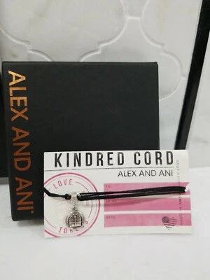 ALEX AND ANI KINDRED CORD LOVE TOKEN GIFT BOX BRACELET