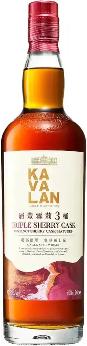 Kavalan Triple Sherry Cask Matured Taiwanese Single Malt Whisky 700ml