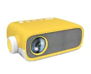 YG280 LED Mini Projector 480x272 Pixels with HDMI/USB/AV/Audio Interface Portable Projection Home Media Player - Yellow