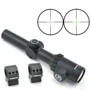 Visionking 1-8x24 Rifle Scope Mil Dot Reticle Military Tactical Hunting + mount