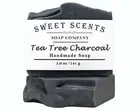Tea Tree Charcoal Soap - Handmade, Natural, Cold Process, Essential Oil Soap
