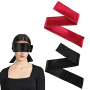 2 Pcs Satin Sleep Mask Silk Blind Folds Blockout Light Eye Cover for Men Women