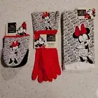 Set of 6 Disney Minnie Mouse Mini Oven Mitts Kitchen Towels & Cleaning Gloves