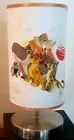 The lion king bedside touch lamp fabric shade with bulb simba