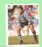 1993 SELECT RUGBY LEAGUE STICKER - #76 DARREN HIGGENS, CRONULLA SHARKS