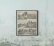 1880 Map of New York James T. Hawley, Sturgeon Point, Evans Township, Erie County; Residence and Store of J. L. Getzville, Town of Amherst, N.Y; Derby Fruit Farm, Res. M. W. Clark, Derby P.O. Erie