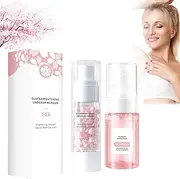Underarm Whitening Cream for Women, Gluta Brightening Underarm Cream, 30ml Brightening Booster Pearl Capsule, Gluta Underarm Deodorant Spray, Underarm Brightening Body Care Cream (1 set)