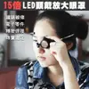 鐘錶維修頭戴式LED單眼放大鏡MG13B-AZ