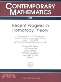 在飛比找三民網路書店優惠-Recent Progress in Homotopy Th