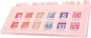 Yardwe 12 Month Milestone Photo Frame First Year Growth Memory Infant Picture Holder