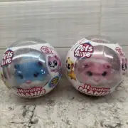 2 x Zuru Toys Pets Alive Hamsters Mania Blue & Pink New