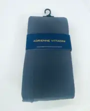 Adrienne Vittadini Legwear Pantyhose Tights Black/1#grey pair M L Large medium