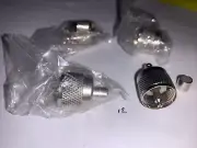 4 CZ Labs UHF Male PL259 RG58 RG142 LMR195 LMR200 Cable RF Connectors