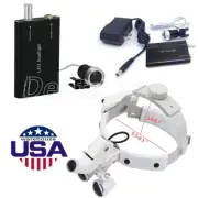 2Style Dental Medical LED Head Light /Headlight Headband Binocular Loupes