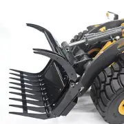 Metal Root Rake Grapple Attachment for 1/14 MTM RC Hydraulic Loader WA480 E260L