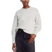 Splendid Leonie Bobble Knit Crewneck Sweater NEW Size Medium