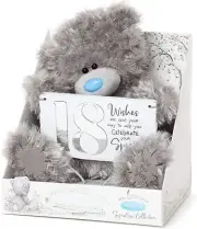 Tatty Teddy Holding 18th Birthday Plaque Me to You Bear