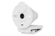 Logitech Brio 300 Full HD Webcam w/ Privacy Shutter - White