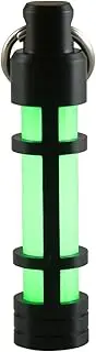 TEC Accessories [Next Generation EMBRITE Glow Fob: Precision Glow in The Dark Keychain - Anodized Aluminum