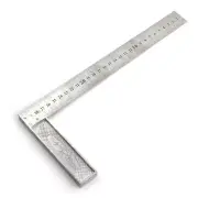 90 Degree 0-30cm 12 Inch Measuring Metal Metric Angle Square Ruler