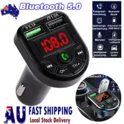 Wireless Car Kit FM Transmitter Bluetooth Radio MP3 Music Player USB Charger