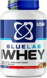 Blue Lab Whey Wheytella 2 kg, 100% Lean Muscle Protein Powder, Ideal for Reco...