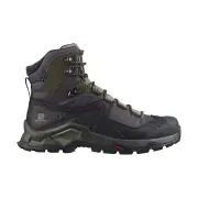 Salomon Quest Element GTX Mens Hiking Boots - Black/Deep Lichen Green/Olive Night - 13US
