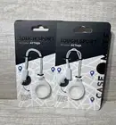 Lot Of 2 Case-Mate Rugged Strap Case for AirTags Holder Clear Apple AirTag