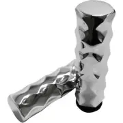 LA CHOPPERS 0630-1425 LA-7491-00 Billet Hex Grips - TBW - Chrome