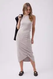 DECJUBA Rosalie Rib Midi Dress Size XL New With Tags RRP $99.95