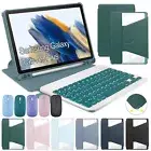 Wireless Bluetooth Keyboard Case/Mouse For Samsung Galaxy Tab A9+ S9 S9FE Plus