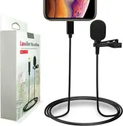 Microphone for iPhone, Professional lavalier Microphone for Speech, Interview, N