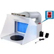25W HS-E420DCK Spray Gun Spray Booth Foldable Paint Sprayer Exhaust Filter