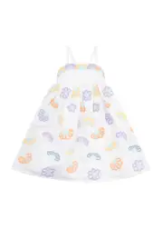 Stella Mccartney Kids Floral-embroidered Linen-blend Dress (3-12 Years) - White - 06YR (6 Years) 06YR (6 years)