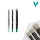 Vallejo Hobby Brushes: Dry Brush Set - Natural Hair (S, M & L)
