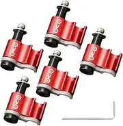 Cycling Tube Fixed, Hose Wire Clips Clamps Cable Grip, Fixed Accessories Lightweight Aluminum Steel Design for Forks Frames Outdoor Biking Friends Family